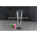 grabado personalizado en blanco cristal en forma de estrella de cristal premios trofeo